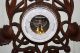 Black Forest Wood Barometer Thermometer (antique) Barometers photo 1