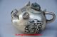 Delicate Chinese Silver Copper Handwork Teapot,  Pig Lm1156 Other Antique Chinese Statues photo 1