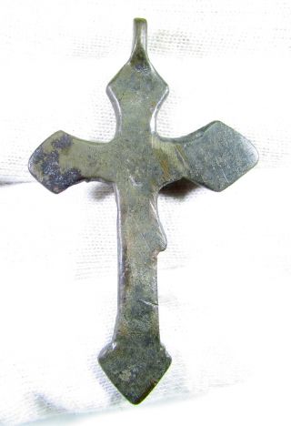 Very Rare Medieval Crucifix Cross Pendant - Wearable Artifact - Jk43 photo