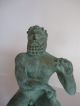 Roman Bronze Figure Ancient Greek God Heracle Sculpture Hercules Antique Modern Roman photo 1