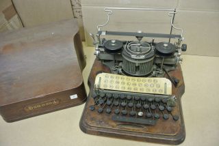 Antique Typewriter Hammond 12 W/ Case Ecrire Escribir photo