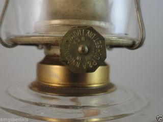 1875 Antique P&a Plume & Atwood Bead & Diamond Glass Kerosene Oil Composite Lamp photo