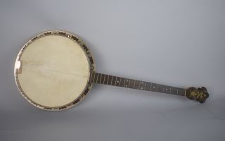 Antique 1930s Gretsch 4 String Tenor Banjo / Vintage photo
