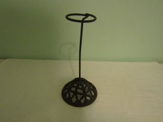Antique Victorian Metal Cast Iron Hat Stand Country Store Display photo