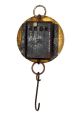 Chatillon Brass Iron Round 20 Lbs Scale Hanging Farm Store Antique 1800 Scales photo 2