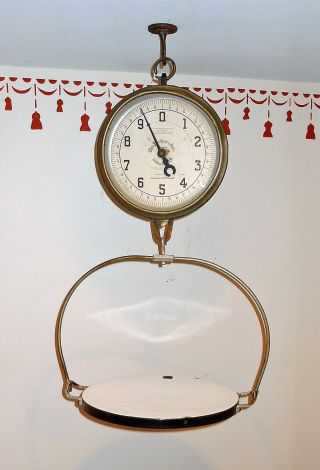 Chas.  Forschner & Sons Hanging Store Scale Porcelain Pan photo