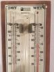 Vintage Weksler Instruments Dry Wet Hygrometer/thermometers Other Antique Science Equip photo 1