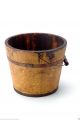 Antique Primitive Wooden Pail Bucket Yellow Grain Painted Ap10081510 Primitives photo 1