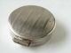 Antique 1926 Fully Hallmarked Solid Silver Snuff/pill Box Boxes photo 5