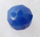 Button Blue Glass Faceted Antiquarian Buttons photo 2