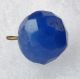 Button Blue Glass Faceted Antiquarian Buttons photo 3