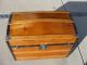 Antique Trunk W/original Tray Pat ' D 1880,  77,  69 - 136 Years Old? Pro Restored 1800-1899 photo 5