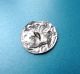 Antique Sterling Silver Art Nouveau Button,  Dated 1898,  Lady Head. Buttons photo 1