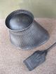 Vintage Coal Scuttle Hod Bucket Primitive 16 Metal,  Ash Shovel,  Bail Handle Hearth Ware photo 5
