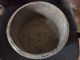 Antique Primitive Wood Grain Measure Old Red Paint & Metal Supports Aafa Primitives photo 10