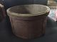 Antique Primitive Wood Grain Measure Old Red Paint & Metal Supports Aafa Primitives photo 3