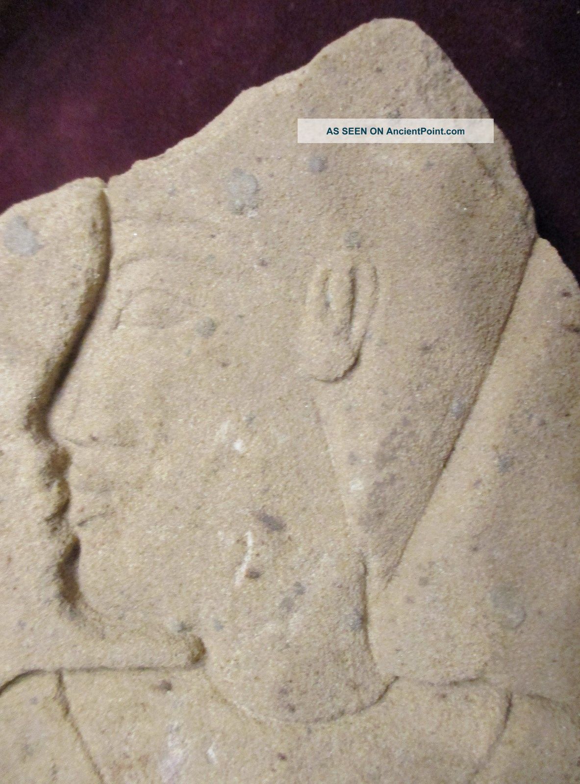 Ancient Egyptian Old Kingdom Carved Sandstone Wall Facing Panel 2400 Bc Stele Egyptian photo