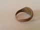 Top Price Antique Authentic Artifact Ottoman Bronze Ring From 1885 Islamic photo 5
