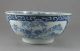 Antique Chinese Late 18th C.  Qianlong Period Porcelain Blue & White 3 Panel Bowl Bowls photo 6