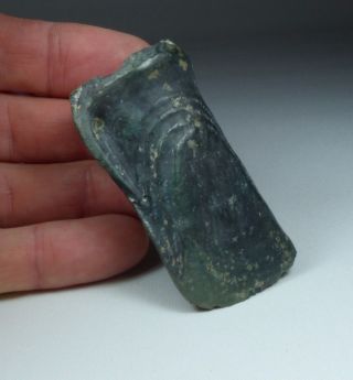 Ancient Bronze Age Socketed Axe Head photo