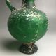 Rare Roman Green Glass Bottle Roman photo 4
