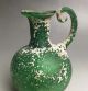 Rare Roman Green Glass Bottle Roman photo 5