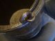 1800s Antique Wooden Bucket,  Cast Iron Handle And Rings,  Hand Made Primitives photo 3