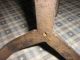 Rare 18th C French Floor Standing Wrought Iron Antique Rushlight Candleholder Primitives photo 8