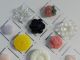 17 Vintage Antique Glass Buttons Flowers Buttons photo 1