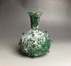 Rare Roman Green Glass Bottle With Embossment Design Roman photo 1