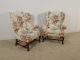 Pair Kittinger Colonial Williamsburg Cw - 44 Mahogany Fireside Or Wingback Chairs Post-1950 photo 2