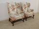 Pair Kittinger Colonial Williamsburg Cw - 44 Mahogany Fireside Or Wingback Chairs Post-1950 photo 6