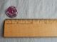 Antique Vintage Lucite Button With Pink Stars Pin Shank Habitat 753b Buttons photo 5