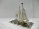 The Sailboat Of Silver985 Of Japan.  120g/ 4.  22oz.  2masts.  Takehiko ' S Work. Other Antique Sterling Silver photo 2