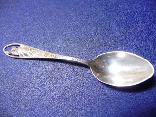 Statue Of Liberty Sterling Silver Teaspoon – Maker’s Diamond Mark photo