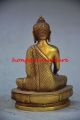 Collectible Chinese Copper Gilt Gold Old Handwork Shakya Muni Statues Wr0531 Buddha photo 2