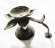 Antique Traditional Indian Ethnic Ritual Bronze Oil Lamp Rare Collectible Lamps photo 3