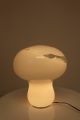 Vintage Mid Century Modern Vistosi White Glass Mushroom Lamp Lamps photo 6