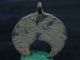 Ancient Bronze Moon Pendant,  Luristan 500 Bc S6028 Near Eastern photo 2