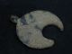 Ancient Bronze Moon Pendant,  Luristan 500 Bc S6028 Near Eastern photo 3