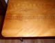 Antique Paris Mfg.  Co.  No.  1 Folding Wood Sewing Table With Measure C.  1910 1900-1950 photo 4