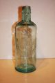 Antique 1800 ' S Blue Glass Bottle J.  A.  Williamson - Chemist Embossed On Front Bottles & Jars photo 1