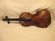 Antique Violin German Vintage Old Fiddle With Case 1850 ' S Unknown Maker String photo 1