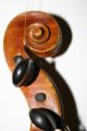 Old Antique German 4/4 Violin J G Ficker 1921 Playing Cond Big Sound String photo 4