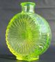 Stunning Vtg/retro Riihimaki Uranium Aurinkopullo Sun Bottle Vase Helena Tynell Mid-Century Modernism photo 3
