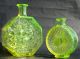 Stunning Vtg/retro Riihimaki Uranium Aurinkopullo Sun Bottle Vase Helena Tynell Mid-Century Modernism photo 8