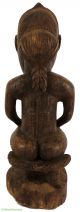 Baule Seated Female Asie Usu Ivory Coast African Art Was $165 Sculptures & Statues photo 2