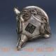 Silver Copper Carved Elephant Incense Burner& Lid W Ming Dynasty Xuan De Mark Incense Burners photo 11