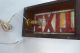 Exit Sign Stained Leaded Glass Vintage 1900-1940 photo 10