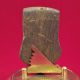 Mezcala Stone Face Figure Pendant Antique Pre Columbian Mayan Olmec Artifact The Americas photo 3